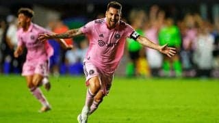 これぞスーパースターの証！ メッシ、デビュー戦の後半ATに完璧FK弾でインテル・マイアミを勝利に導く