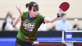 パリ五輪戦線独走中の早田ひなが高校生カットマンに完勝！ベスト8進出【卓球 全農CUP】