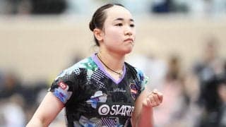 伊藤美誠 全日本社会人2冠の井絢乃を撃破！早田・平野とともに8強進出【卓球 全農CUP】