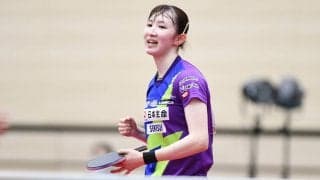 女王・早田ひなが元世界卓球代表の芝田を破りベスト4進出【卓球 全農CUP】