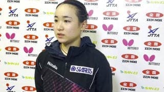 伊藤美誠 準決勝進出 平野美宇との『みうみま対決』へ「1ゲーム目から思い切っていく」【卓球 全農CUP】