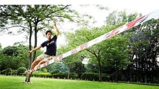 ZOZOマリンに「スラックライン」のプロ3選手来場　8月11～13日のロッテvs西武で実演