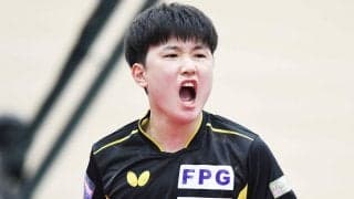 張本智和 全日本王者・戸上を破って3度目の優勝！パリ五輪代表選考ポイント首位を独走【卓球 全農CUP】