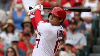 【MLB】たった4秒で着弾…恐怖の超低空軌道は「ロケット」　大谷翔平の182キロ弾に放送席興奮