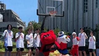 渋谷でFIBAワールドカップ開幕1カ月前イベント開催…田中大貴とベンドラメ礼生が期待語る