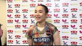 伊藤美誠 同世代の早田ひなに敗れて準優勝「完璧にやられた。上を向いて挽回するだけ」【卓球 全農CUP】