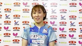 平野美宇 伊藤美誠との『みうみま』対決に敗れて3位「本当にちょっとの差が出てしまった」【卓球 全農CUP】