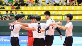 アジアU16男子選手権　日本はサウジアラビアにストレートで勝利　予選ラウンド1勝1敗に