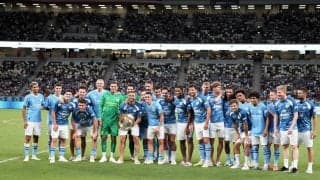 「同じ空気を吸えているだけで幸せなのに」テレ朝の三谷アナがマンチェスター・シティの選手との豪華ショットに感激「お人柄まで素敵なのかと」