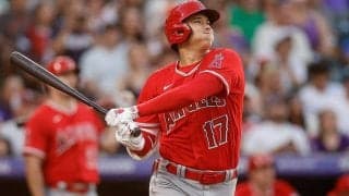 【MLB】大谷翔平、リーグ最多62四球で“打撃5冠”に　打点、得点、出塁率もトップ射程圏