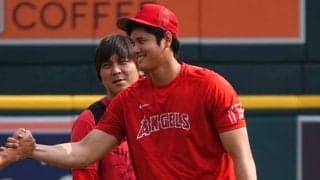 【MLB】元同僚と笑顔で再会も…大谷翔平の“細かすぎるクセ”に大注目　水原通訳は「嬉しそう」