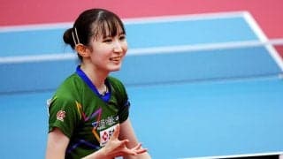 早田ひなが織りなす、究極の女子卓球。生み出された「リーチの長さと角度」という完璧な形