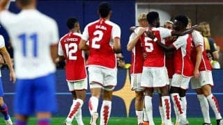 アーセナルが圧巻5ゴール！ 冨安健洋は出番なしも、トロサール2発でバルセロナとの撃ち合い制す【国際親善試合】