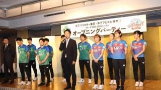 【Tリーグ】木下マイスター東京・木下アビエル神奈川が交流イベント開催　平野美宇「2連覇できるように頑張りたい」と抱負