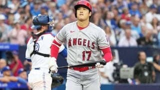 【MLB】大谷翔平、9回絶好機で途中交代に球場騒然　初回に3打席連続39号も異変か