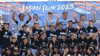 インテルが子供たちを指導　バレッラは「メンタルの保ち方」を伝授、新加入クアドラードは「日本人の心は素晴らしい」と感謝