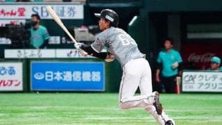 ロッテ“足のスペシャリスト”和田がプロ初アーチ　6年目192打席目で…敵地騒然