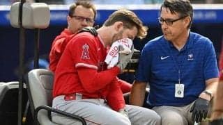【MLB】エ軍ウォードが「顔面骨折」でIL入り　前日に148キロが顔面直撃…またも離脱者