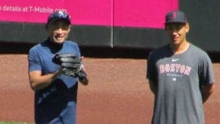 【MLB】イチロー氏に“ガチガチ”「かわいい…」　吉田正尚がレジェンド2Sで「ちっちゃくなってる」