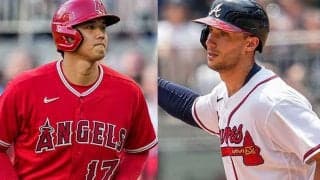 【MLB】2人合わせて74発…両リーグキングが「仲良しって素敵」　大谷翔平の「笑顔見られた」