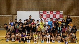 中川聴乃氏がバスケ教室開催…「練習の大切さ、目標を持つことの大切さ」を指導