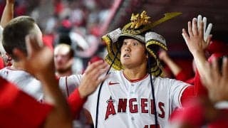 【MLB】大谷翔平が手に持った衝撃の“秘策”　40号直後ベンチで即補給に…「学んでいるね」