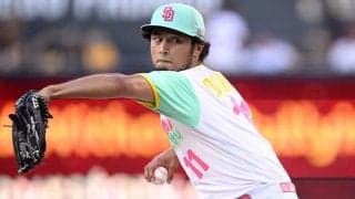 【MLB】ダルビッシュ、7回2失点も9勝目権利スルリ　元阪神スアレス痛恨、8回に逆転許す