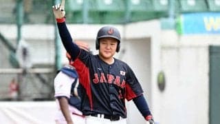 侍の逸材12歳が「飛ばしすぎやろ」　W杯6発目…バックスクリーン越え弾が「やばい」