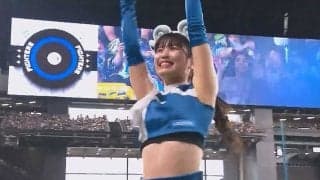 ハムチアと「最強のコラボ」　博多ガールも“ひつじ耳”で両軍ファン虜「可愛らしい」