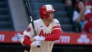 【MLB】大谷翔平、痛烈中前打で2試合ぶり安打　同点生還、5連敗ストップなるか