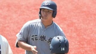【高校野球】花巻東・佐々木麟太郎、大谷翔平の応援歌に乗って“聖地初安打”　第1打席から快音