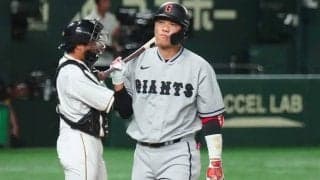 巨人・坂本勇人がまさかの3回で途中交代　ベンチで顔をしかめ会話…代打・中山に場内騒然