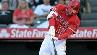 【MLB】大谷翔平、先制中前打で3戦連続安打　連敗脱出へ…どん詰まりも気迫で運ぶ