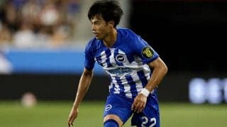 「ほぼメッシ」フィールド中央から１人で突破！三笘薫のドリブルに期待大の新加入選手も思わず拍手「中央でもうまい！」