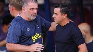 ガンペール杯勝利のチャビ監督、流れ変えた16歳FWを称賛！　移籍市場にも言及