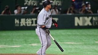 一瞬で消えた痛烈弾「スイングスピードすげぇ」　中田翔、弾ける笑顔が「かわいい」