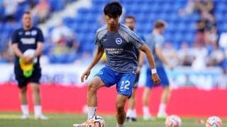 「脚なっがい！」「美脚に目がいく」三笘薫のスタイルの良さに驚きの声「膝から下長い！」