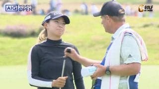 【動画】渋野日向子はグリーンに苦戦を強いられ3オーバー