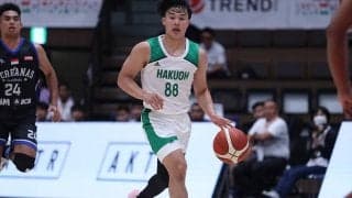 白鷗大がWUBS初戦大勝で準決勝へ…佐藤涼成が最多17得点