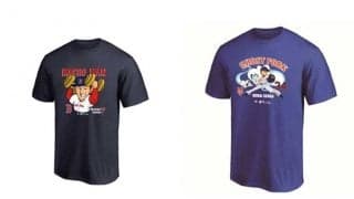 吉田正尚＆千賀滉大のオリジナルTシャツが発売　2人の“代名詞”が描かれた特徴的な1着