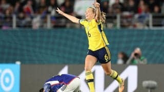 なでしこベスト4進出ならず…東京五輪に続きスウェーデンに1-2で惜敗、林穂之香のゴールで1点返すも及ばず準々決勝敗退【2023女子W杯】