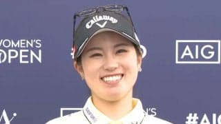 西村優菜は通算1アンダー　16番のイーグルパットは「絶対に入れてやるという気持ち」