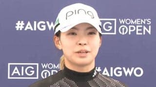 渋野日向子「悔しいラウンド」と通算6オーバー　次戦は「良い状態でいけるように」