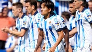 「神の子」「えげつない」久保建英が2年連続開幕ゴール！ 完璧なシュートにGK反応できず「最高すぎだろ」