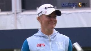 【動画】地元のチャーリー・ハルが首位浮上！　大歓声を背に「68」