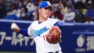 中日・柳、9回ノーノーも援護なく無念の降板　121球の熱投も…快挙達成ならず