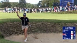 【動画】地元のチャーリー・ハルは2位　11番はバンカーからスーパーイーグル