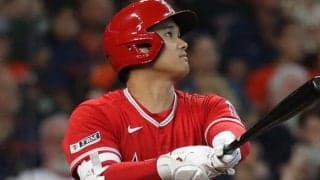 【MLB】フェンス遥か上へ…超ド迫力弾「センターへドゴン」　大谷翔平お目覚め「待ってました」