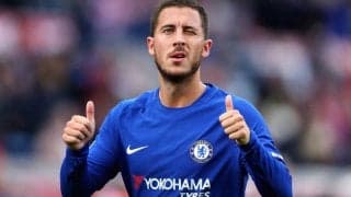 「王の帰還だ」フリーのアザールがチェルシーの試合を観戦！スタンフォード・ブリッジ来場にファン歓喜「おかえりなさい」