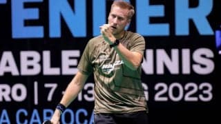 ファルクが松島を破って初タイトル獲得「彼の試合はいつでもネットで見られる。彼のロングサーブに備える必要があった」【卓球 WTTリオ】